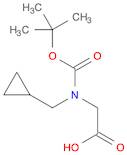 2-{[(tert-butoxy)carbonyl](cyclopropylmethyl)amino}acetic acid