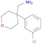 [4-(3-chlorophenyl)oxan-4-yl]methanamine