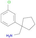 [1-(3-chlorophenyl)cyclopentyl]methanamine