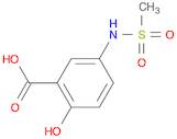 2-hydroxy-5-methanesulfonamidobenzoic acid