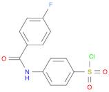 4-(4-fluorobenzamido)benzene-1-sulfonyl chloride