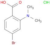 4-bromo-2-(dimethylamino)benzoic acid hydrochloride