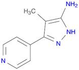 4-methyl-3-(pyridin-4-yl)-1H-pyrazol-5-amine