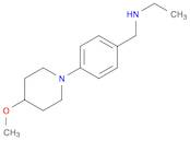 ethyl({[4-(4-methoxypiperidin-1-yl)phenyl]methyl})amine
