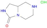 octahydroimidazolidino[1,5-a]piperazin-3-one hydrochloride