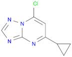 7-chloro-5-cyclopropyl-[1,2,4]triazolo[1,5-a]pyrimidine