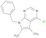 7-benzyl-4-chloro-5,6-dimethyl-7H-pyrrolo[2,3-d]pyrimidine