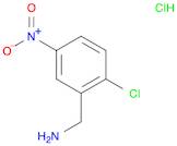 (2-chloro-5-nitrophenyl)methanamine hydrochloride