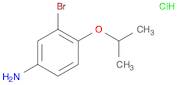 3-bromo-4-(propan-2-yloxy)aniline hydrochloride