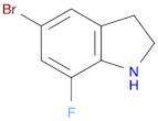 5-bromo-7-fluoro-2,3-dihydro-1H-indole