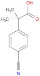 2-(4-cyanophenyl)-2-methylpropanoic acid