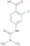 2-chloro-4-[(dimethylcarbamoyl)amino]benzoic acid