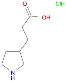 3-(pyrrolidin-3-yl)propanoic acid hydrochloride
