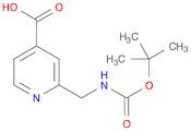 2-({[(tert-butoxy)carbonyl]amino}methyl)pyridine-4-carboxylic acid