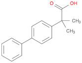 2-methyl-2-(4-phenylphenyl)propanoic acid
