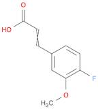 3-(4-fluoro-3-methoxyphenyl)prop-2-enoic acid