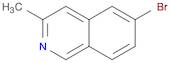 6-bromo-3-methylisoquinoline