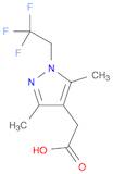 2-[3,5-dimethyl-1-(2,2,2-trifluoroethyl)-1H-pyrazol-4-yl]acetic acid