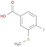 4-fluoro-3-(methylsulfanyl)benzoic acid