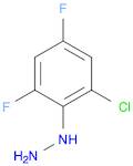 (2-chloro-4,6-difluorophenyl)hydrazine