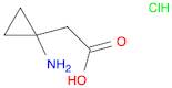 2-(1-aminocyclopropyl)acetic acid hydrochloride