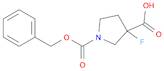 1-[(benzyloxy)carbonyl]-3-fluoropyrrolidine-3-carboxylic acid