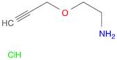 2-(prop-2-yn-1-yloxy)ethan-1-amine hydrochloride