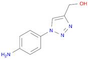 (1-(4-Aminophenyl)-1H-1,2,3-triazol-4-yl)methanol