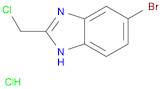 5-bromo-2-(chloromethyl)-1H-1,3-benzodiazole hydrochloride