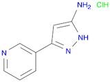 3-(pyridin-3-yl)-1H-pyrazol-5-amine hydrochloride