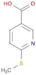 6-(methylsulfanyl)pyridine-3-carboxylic acid