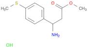 methyl 3-amino-3-[4-(methylsulfanyl)phenyl]propanoate hydrochloride