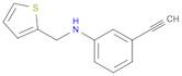 3-ethynyl-N-(thiophen-2-ylmethyl)aniline