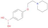 [4-(2-piperidin-1-ylethoxy)phenyl]boronic acid