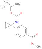 methyl 4-(1-{[(tert-butoxy)carbonyl]amino}cyclopropyl)benzoate