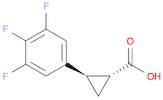 rac-(1R,2R)-2-(3,4,5-trifluorophenyl)cyclopropane-1-carboxylic acid, trans