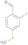 2-fluoro-4-(methylsulfanyl)benzaldehyde