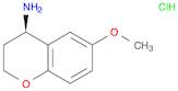 (4R)-6-methoxy-3,4-dihydro-2H-1-benzopyran-4-amine hydrochloride