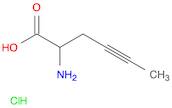 2-aminohex-4-ynoic acid hydrochloride