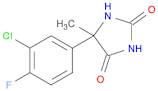 5-(3-chloro-4-fluorophenyl)-5-methylimidazolidine-2,4-dione