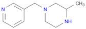 3-methyl-1-(pyridin-3-ylmethyl)piperazine