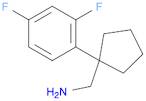 [1-(2,4-difluorophenyl)cyclopentyl]methanamine