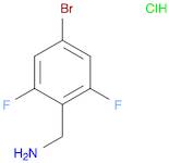 (4-bromo-2,6-difluorophenyl)methanamine hydrochloride