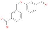 3-(3-formylphenoxymethyl)benzoic acid