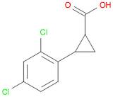 2-(2,4-dichlorophenyl)cyclopropane-1-carboxylic acid