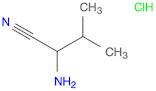 Butanenitrile, 2-amino-3-methyl-, monohydrochloride