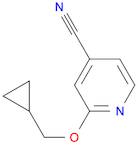 2-(cyclopropylmethoxy)pyridine-4-carbonitrile