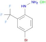 [4-bromo-2-(trifluoromethyl)phenyl]hydrazine hydrochloride