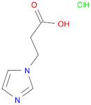 1H-Imidazole-1-propanoic acid, monohydrochloride