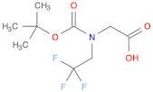 2-{[(tert-butoxy)carbonyl](2,2,2-trifluoroethyl)amino}acetic acid